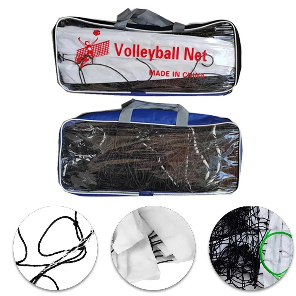 Portable Nylon Volleyball Net 950x100cm For Beach Backyard