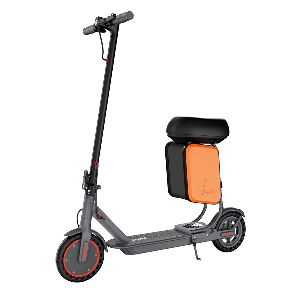 Ladped Electric Scooter With Seat 36V 350W Foldable Cruiser