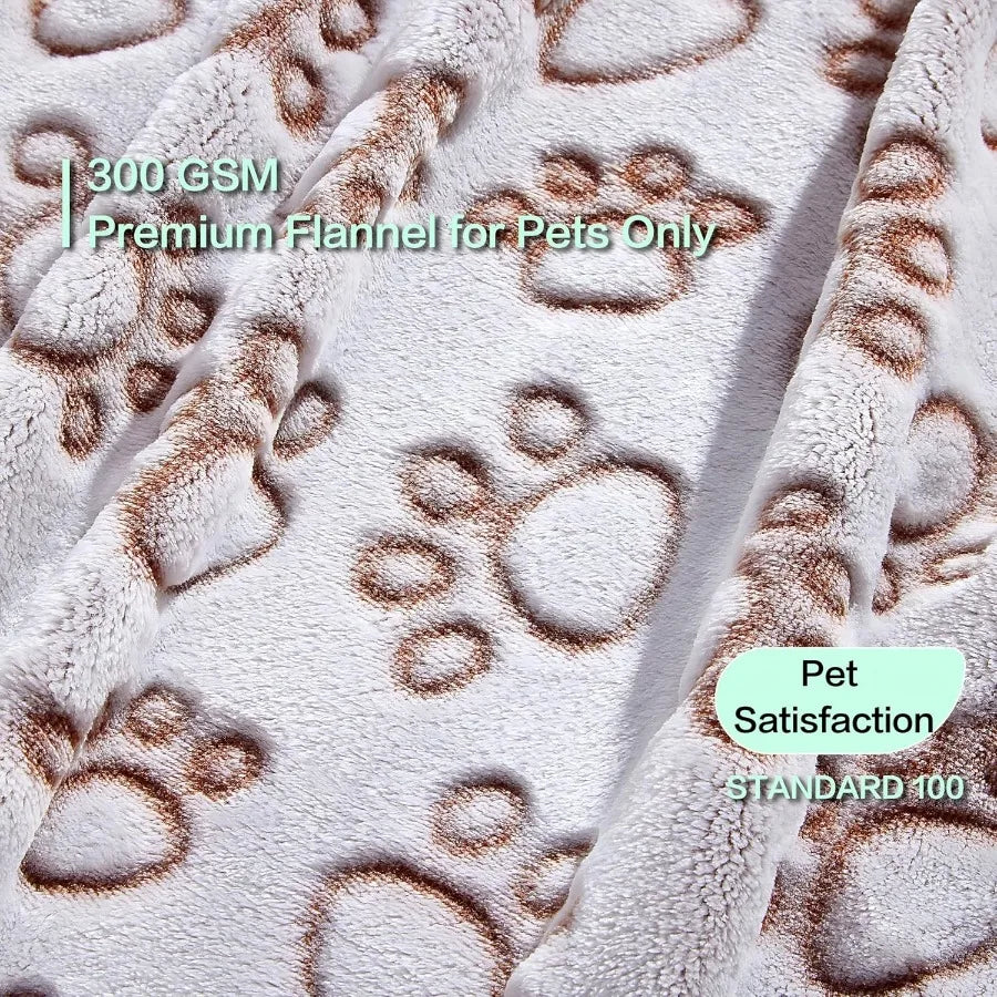 Brown Soft Dog Blanket For French Bulldog 32x40 Inches Premium Flannel Fleece