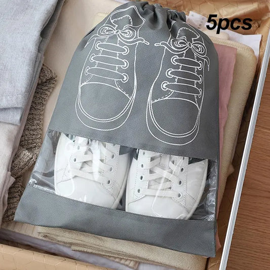 Shoes Storage Bags Non Woven Closet Organizer Travel Bags