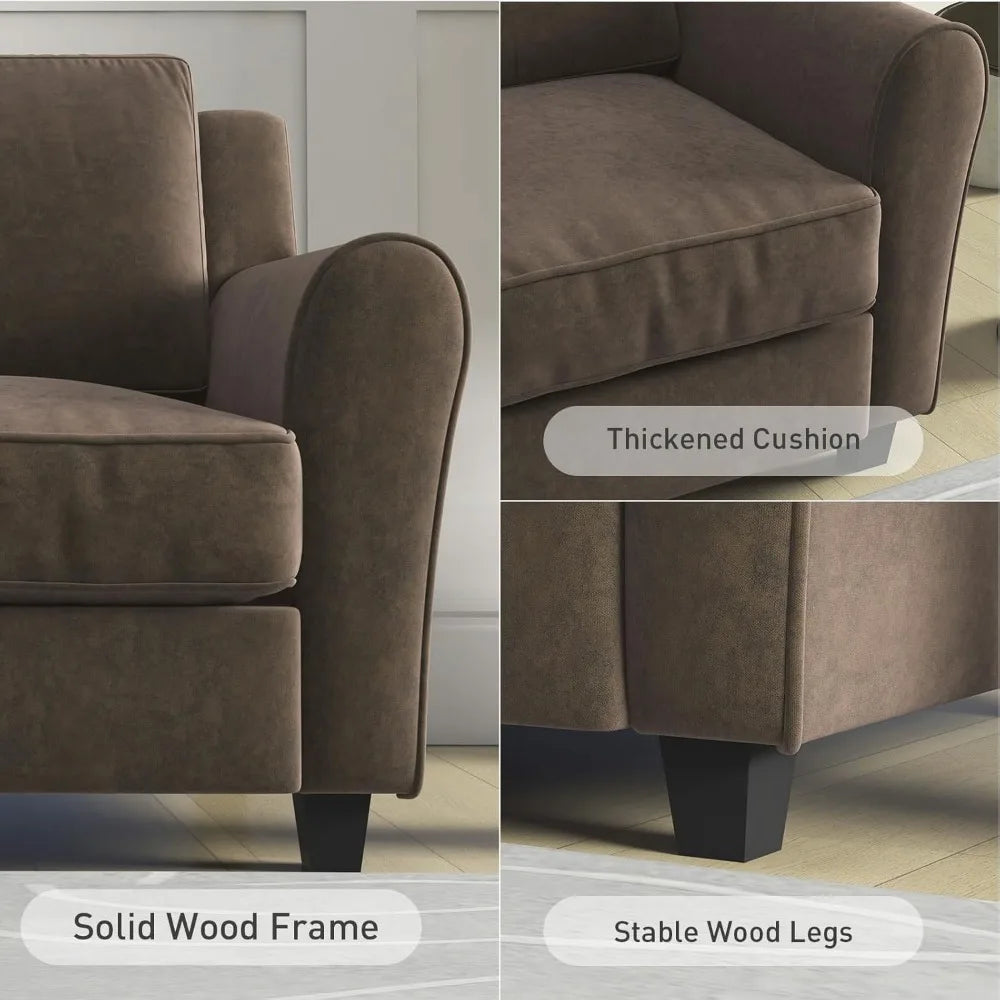 2 Piece Sofa Set 2 Seater And 3 Seater Cushioned Sofa