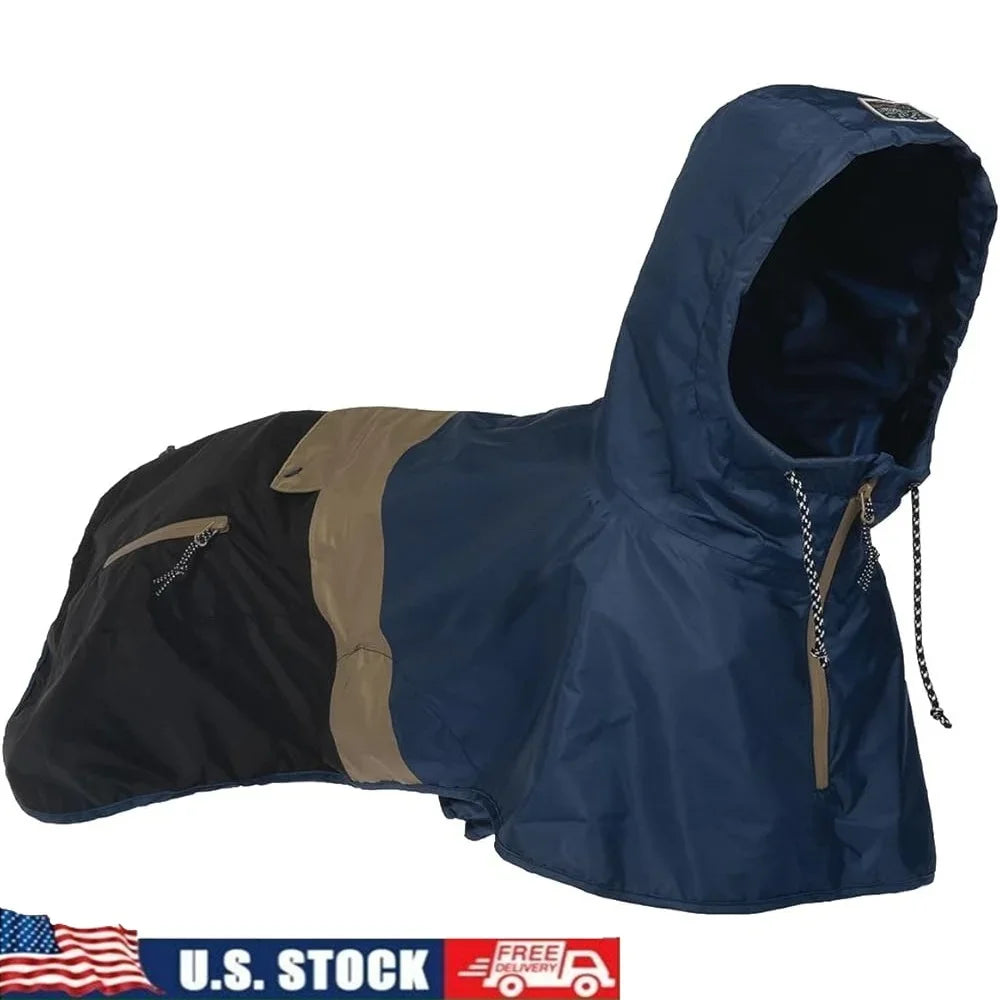 Waterproof Dog Raincoat With Hood For Medium And Large Dogs Outdoor Adventures