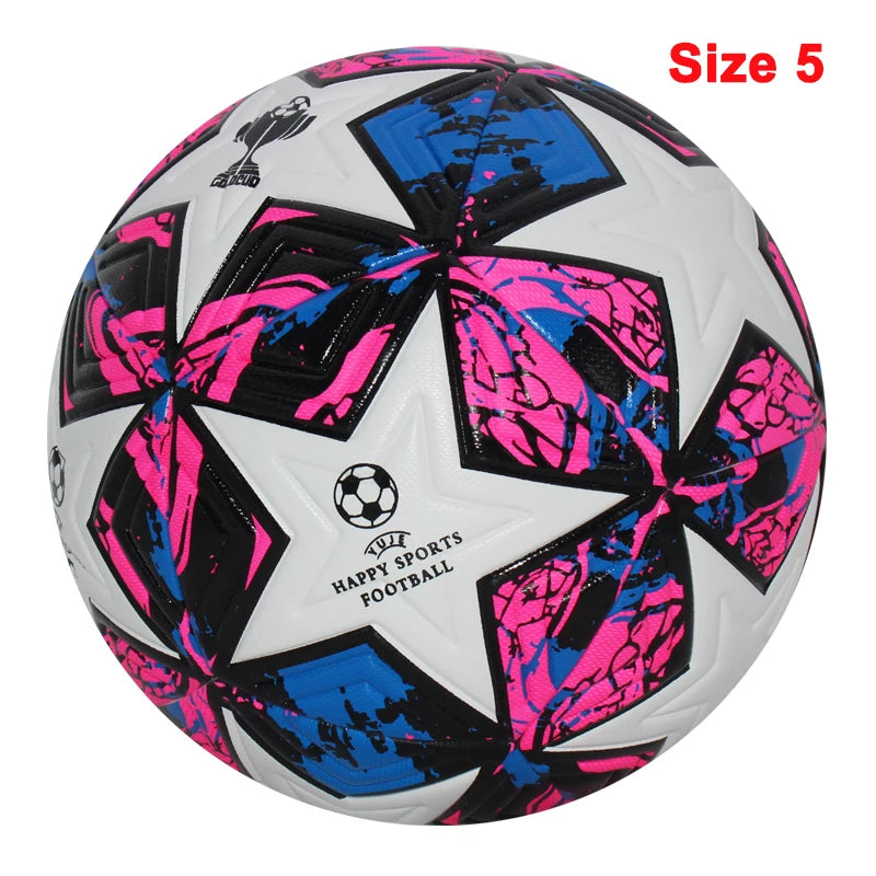 Professional Outdoor Soccer Ball High Quality PU Seamless Size 5 And Size 4