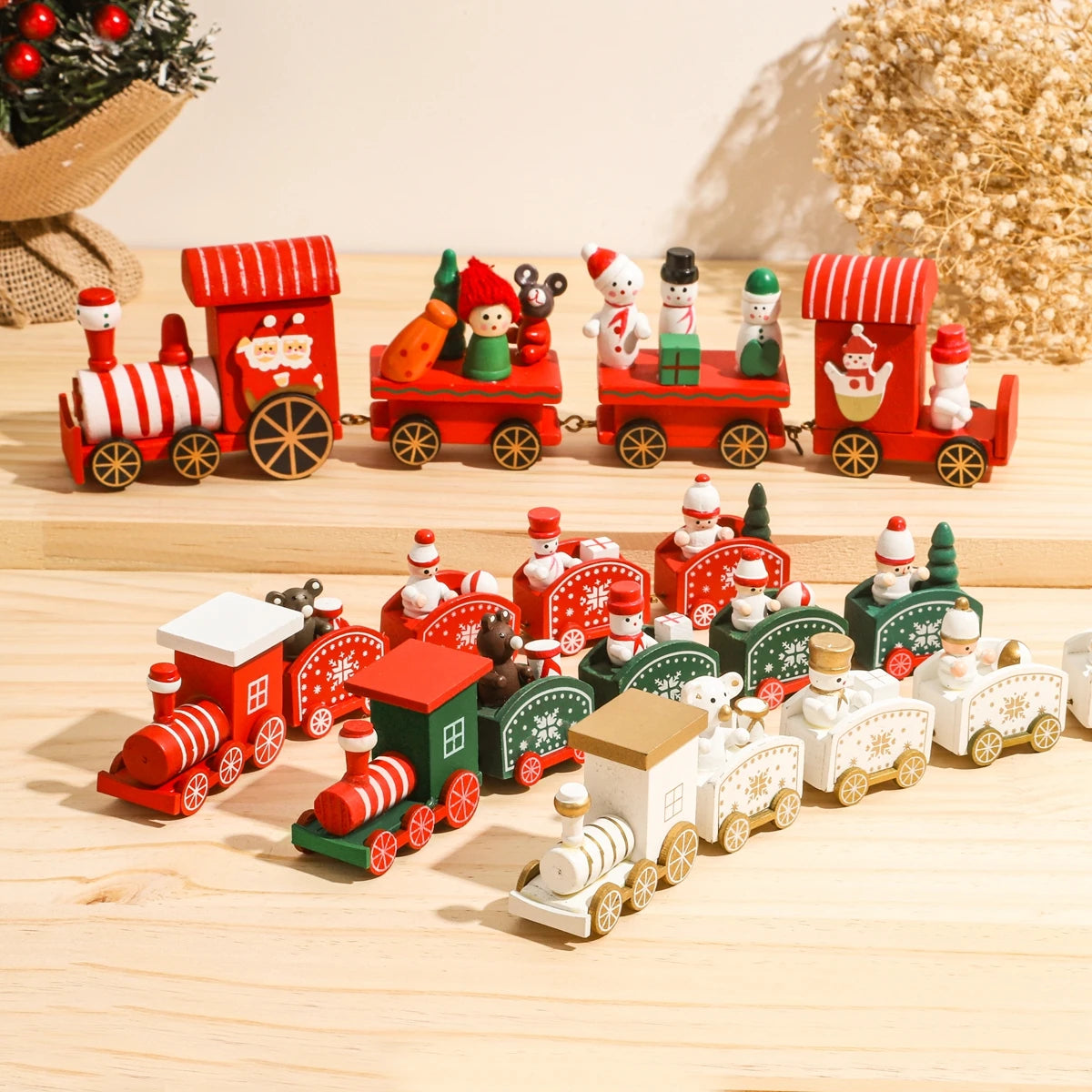 Christmas Train Decoration For Home Christmas Ornament 2024 2025 Decor