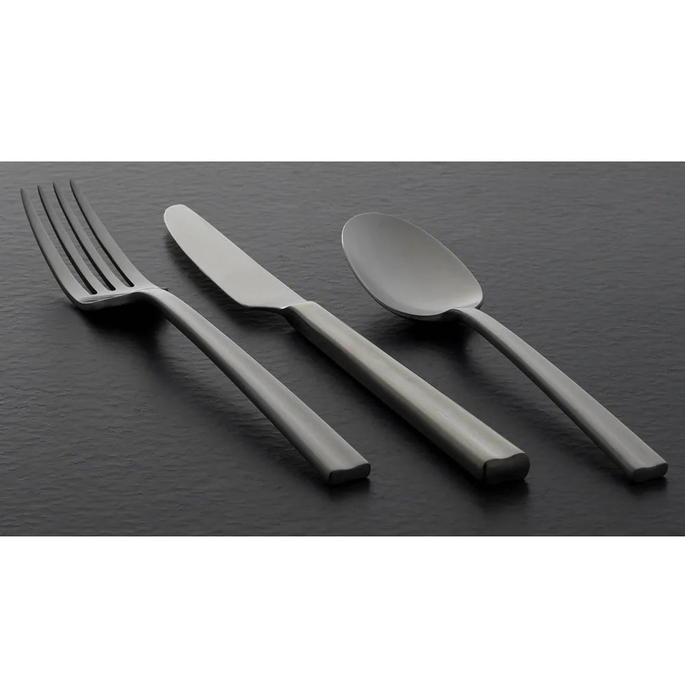 45 Piece Stainless Steel Flatware Set for 8 Includes Dinner Forks Knives Spoons Teaspoons Salad Forks Serving Utensils