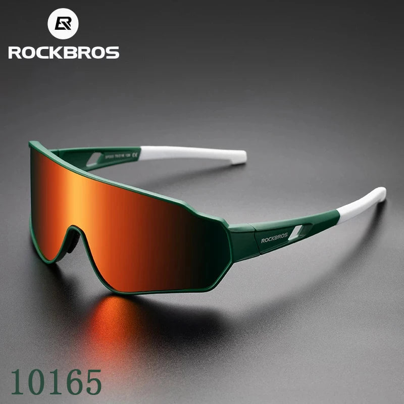 ROCKBROS Polarized Cycling Glasses UV400 Clear Lens Outdoor Sport Sunglasses For Men And Women