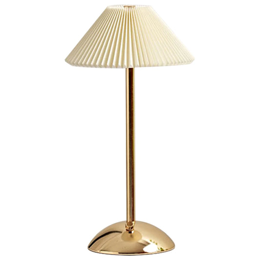 Nordic Pleated Table Lamp USB Charging Art Atmosphere Lamp