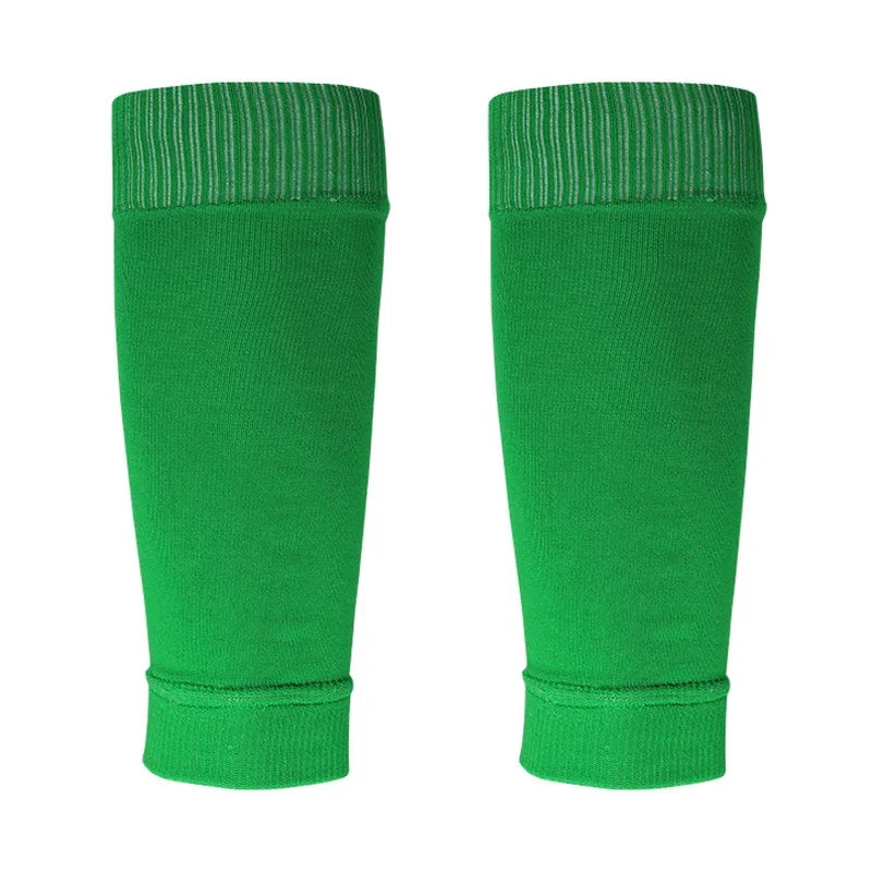 Mens Knee High Leg Warmers Sports Socks Calf Shin Guard