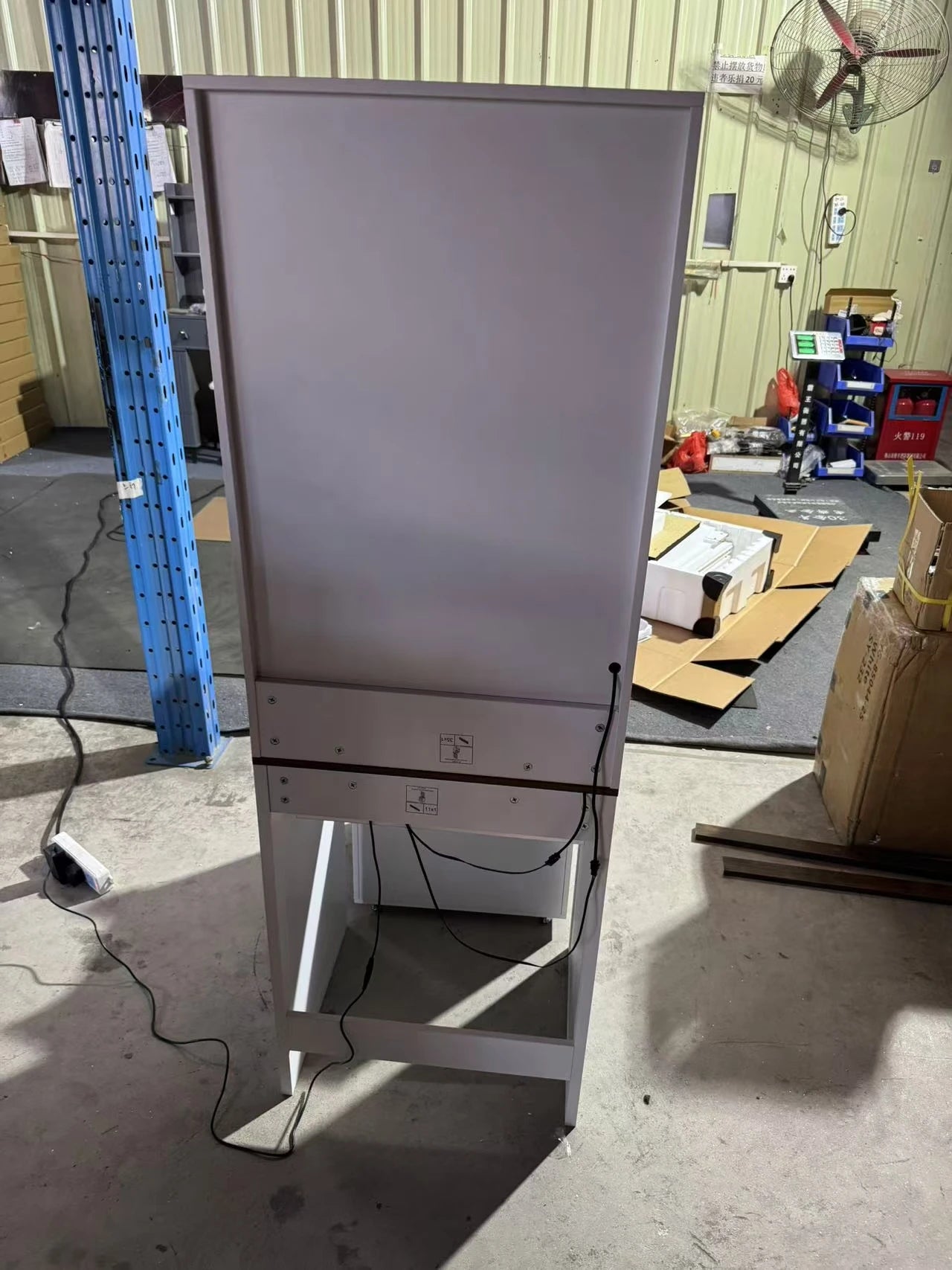 JDPAG Vanity Desk With Mirror And Lights Makeup Vanity Set Hidden Storage Stool