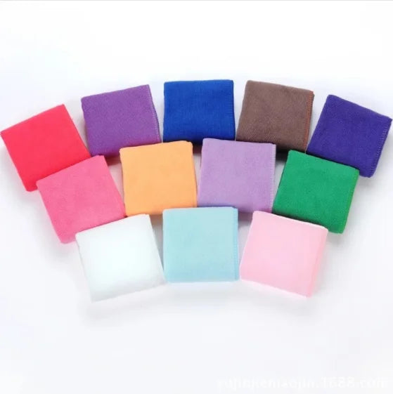 10Pcs Microfiber Towels For Kitchen Absorbent Thicker Cloth Cleaning