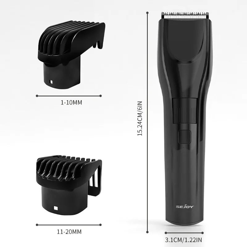 SEJOY Electric Hair Clipper Kit For Men Adjustable Rechargeable Hair Trimmer
