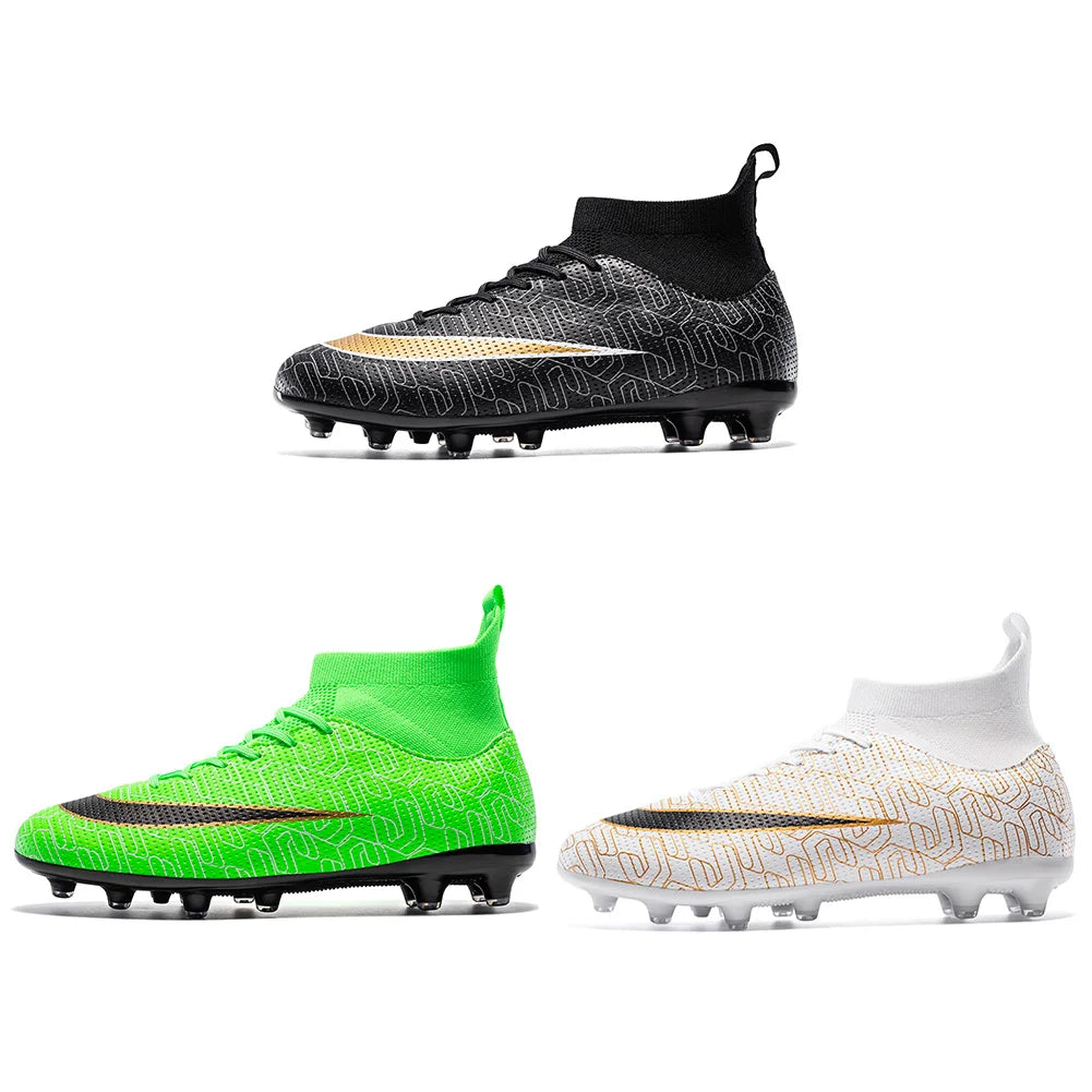 Unisex Football Cleats Firm Ground Outdoor Soccer Shoes
