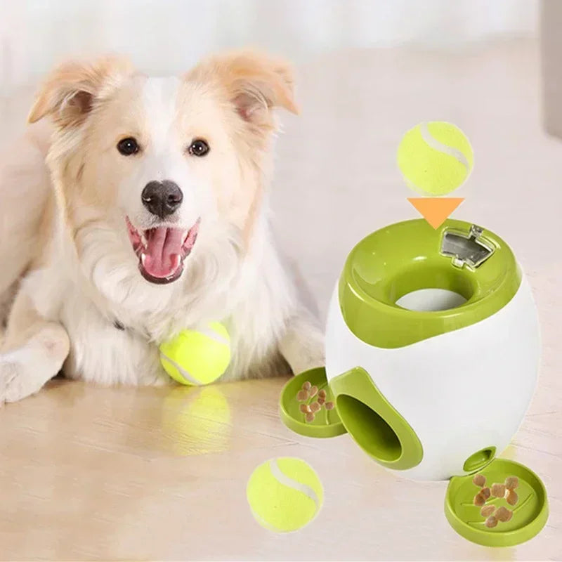 Pet Tennis Ball Launcher Interactive for Cats and Dogs