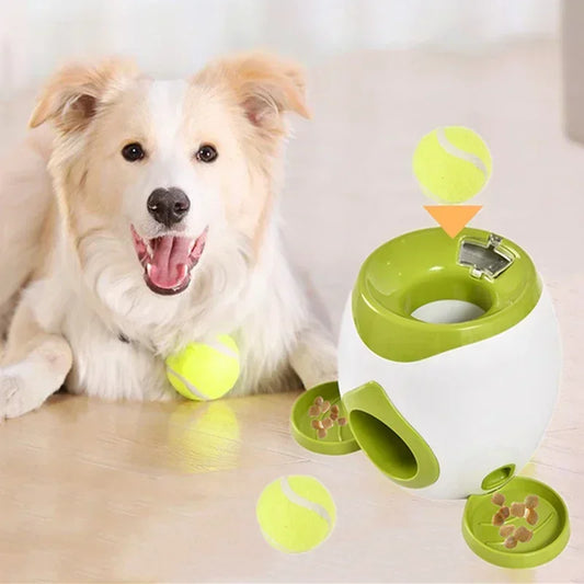 Pet Tennis Ball Launcher Interactive for Cats and Dogs