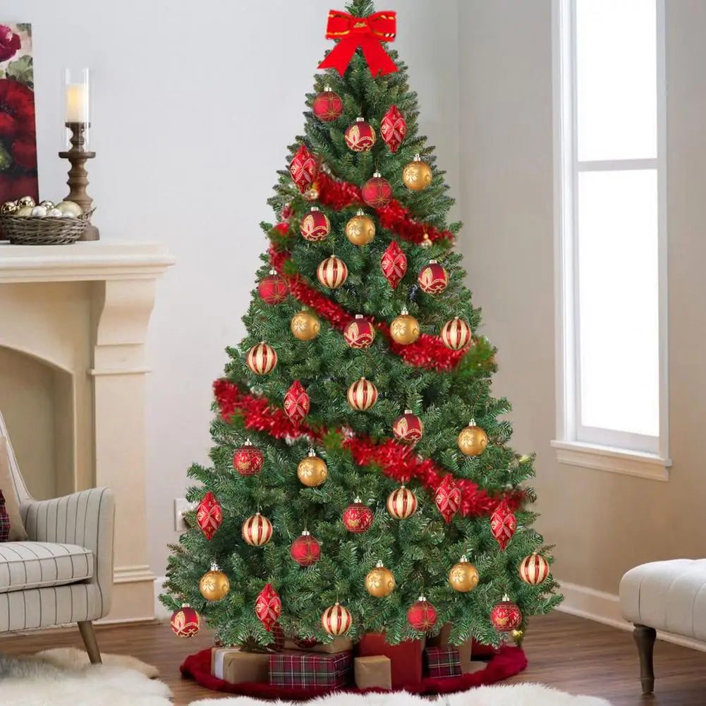 180cm Artificial Christmas Pencil Tree With Thick Branch Tips Iron Base