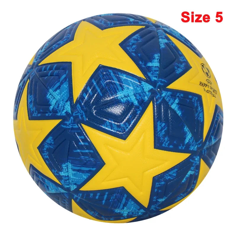 Professional Outdoor Soccer Ball High Quality PU Seamless Size 5 And Size 4