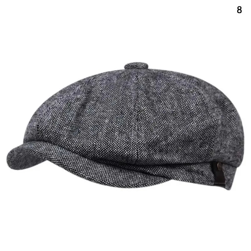Mens Casual Peaky Blinders Beret Hat Cotton Unisex Newsboy Style