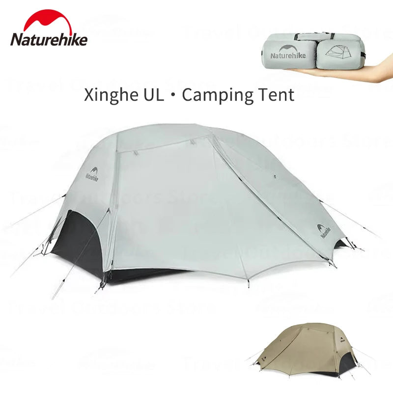 Naturehike Star River Ul Camping Tent 15D Silicone Ultralight 2 Person 3 Seasons