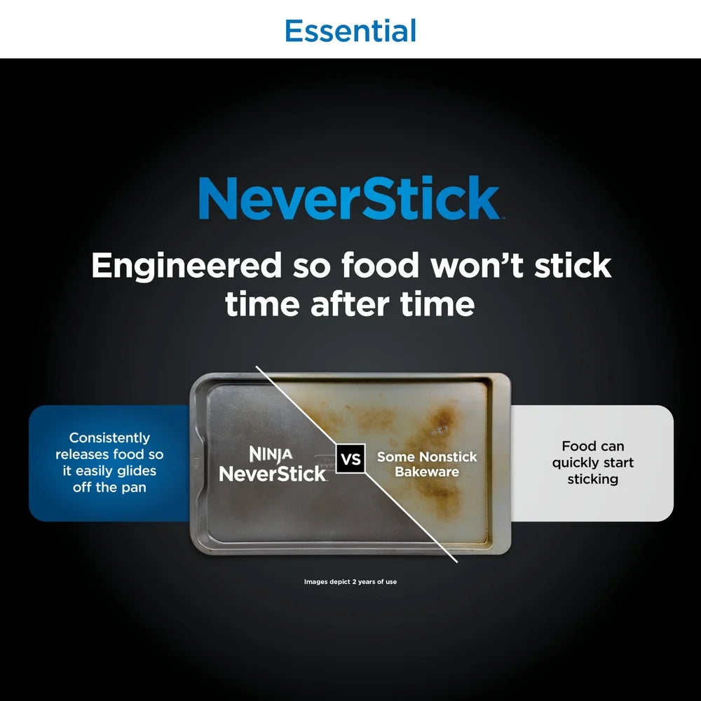 Heavy Duty Non Stick Baking Sheet 11 By 17 Inch Aluminum Oven Safe Dishwasher Safe Easy Clean Heat Resistant Cookware