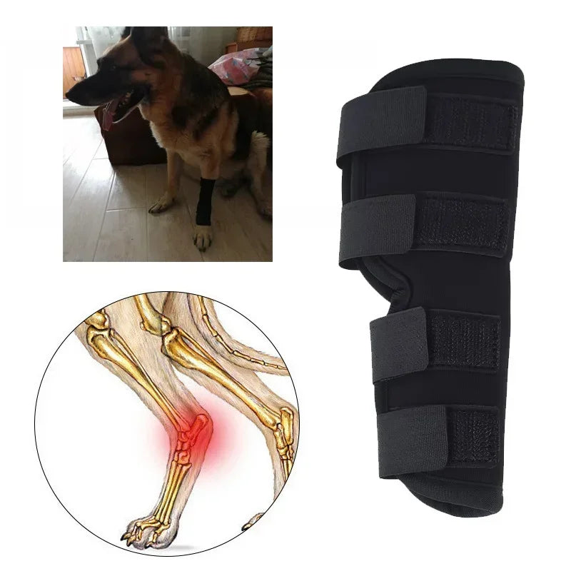 Dog Leg Knee Brace Bandage Wrap for Injuries Joint Support Veterinary Supply