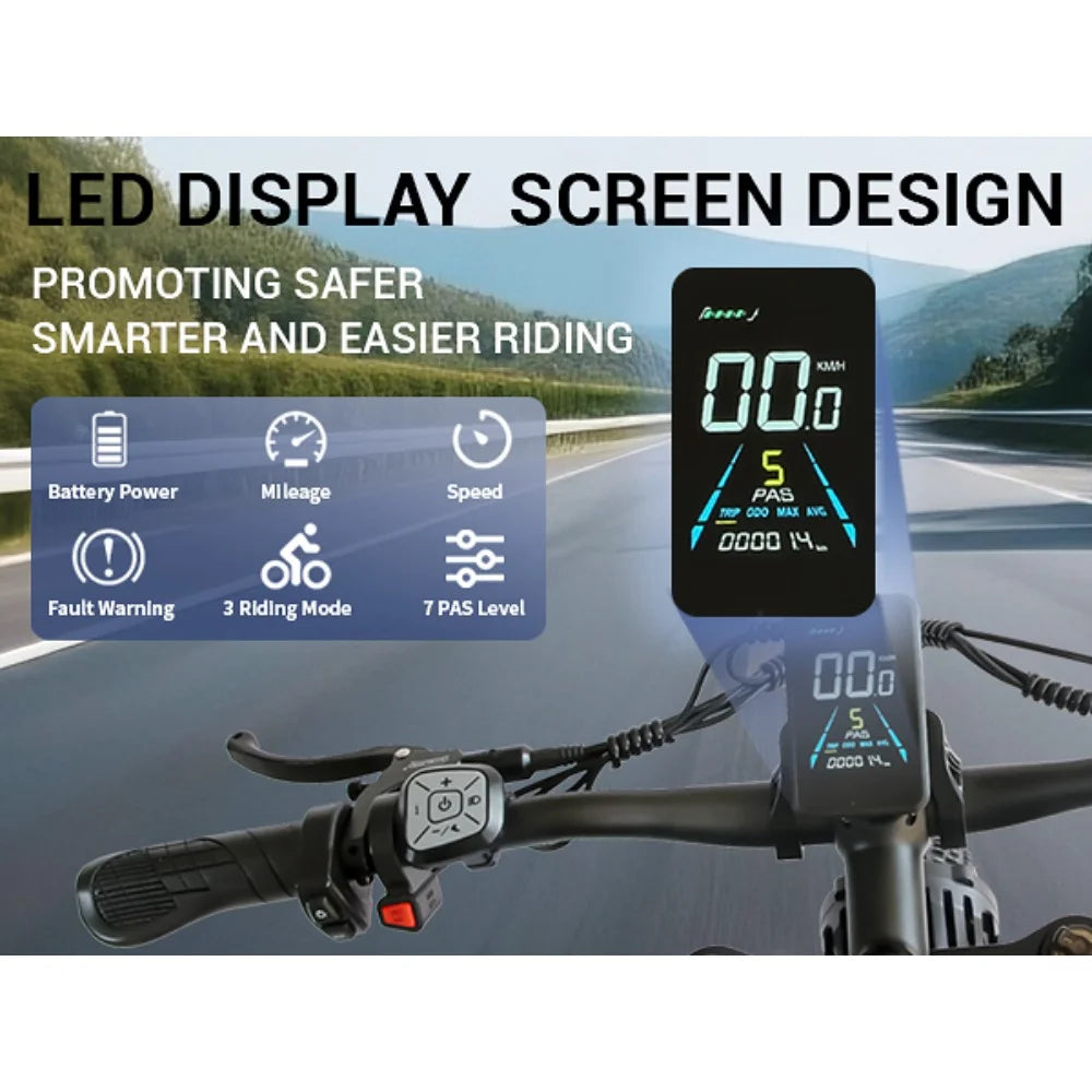 Orlms MX500 Electric Bike Dual Motor 3000W 52V 25Ah Tires