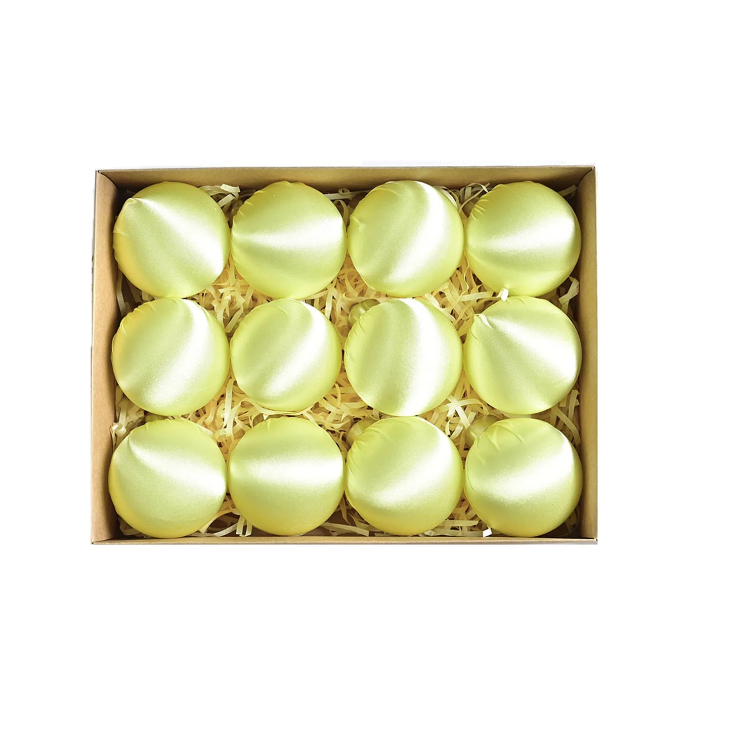 12pcs Velvet Glossy Christmas Ball Ornaments Hanging Christmas Tree Decorations