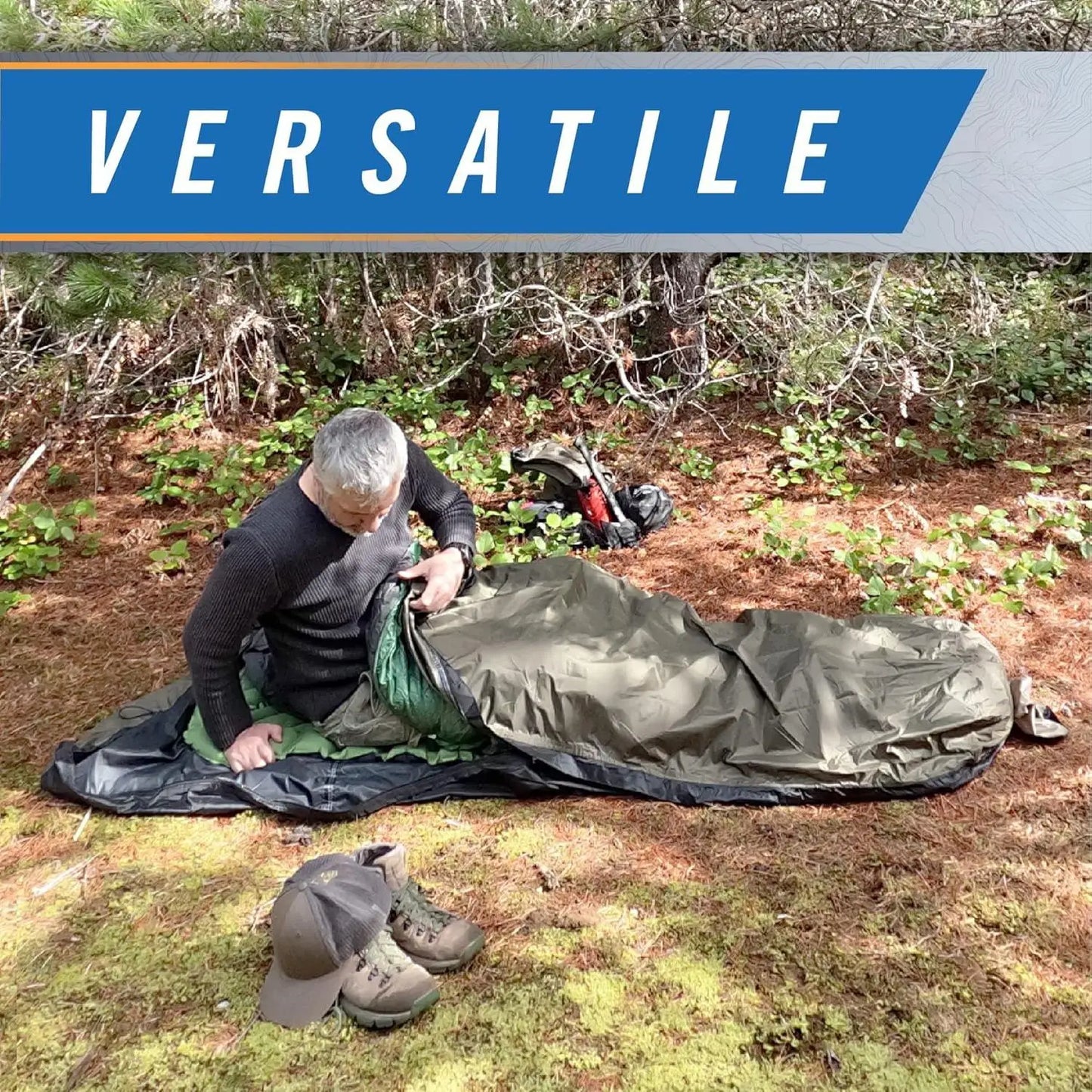 Pharaoh Bivy Sack Waterproof Outer Shell For Sleeping Bags Olive Drab Camping