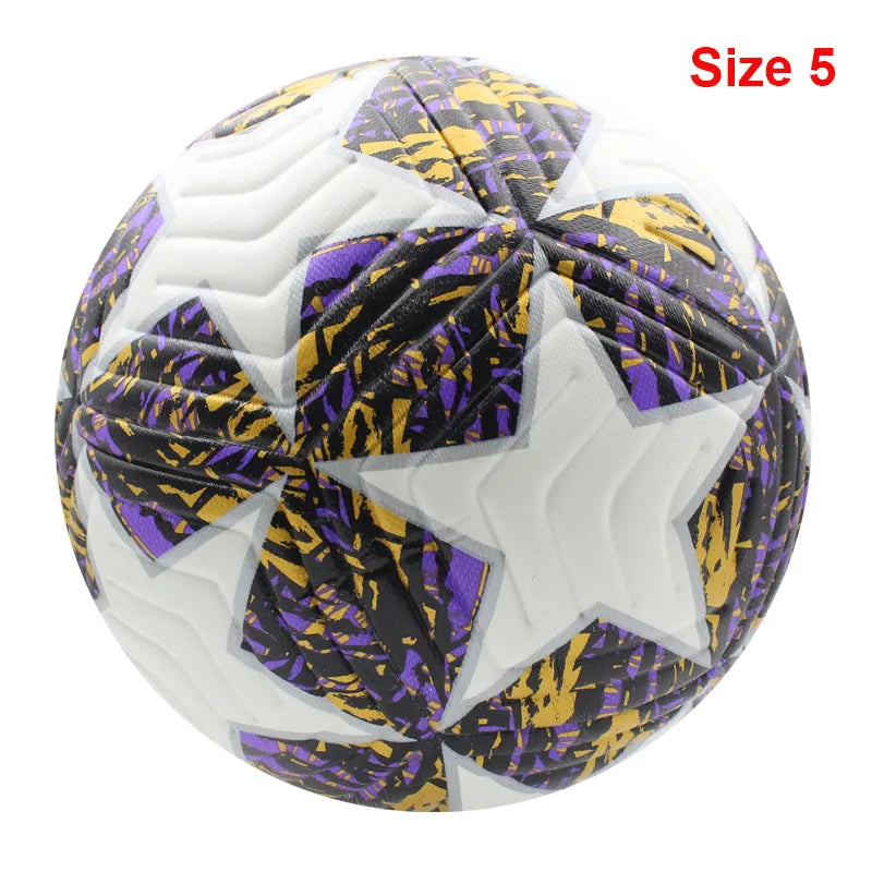Professional Outdoor Soccer Ball High Quality PU Seamless Size 5 And Size 4