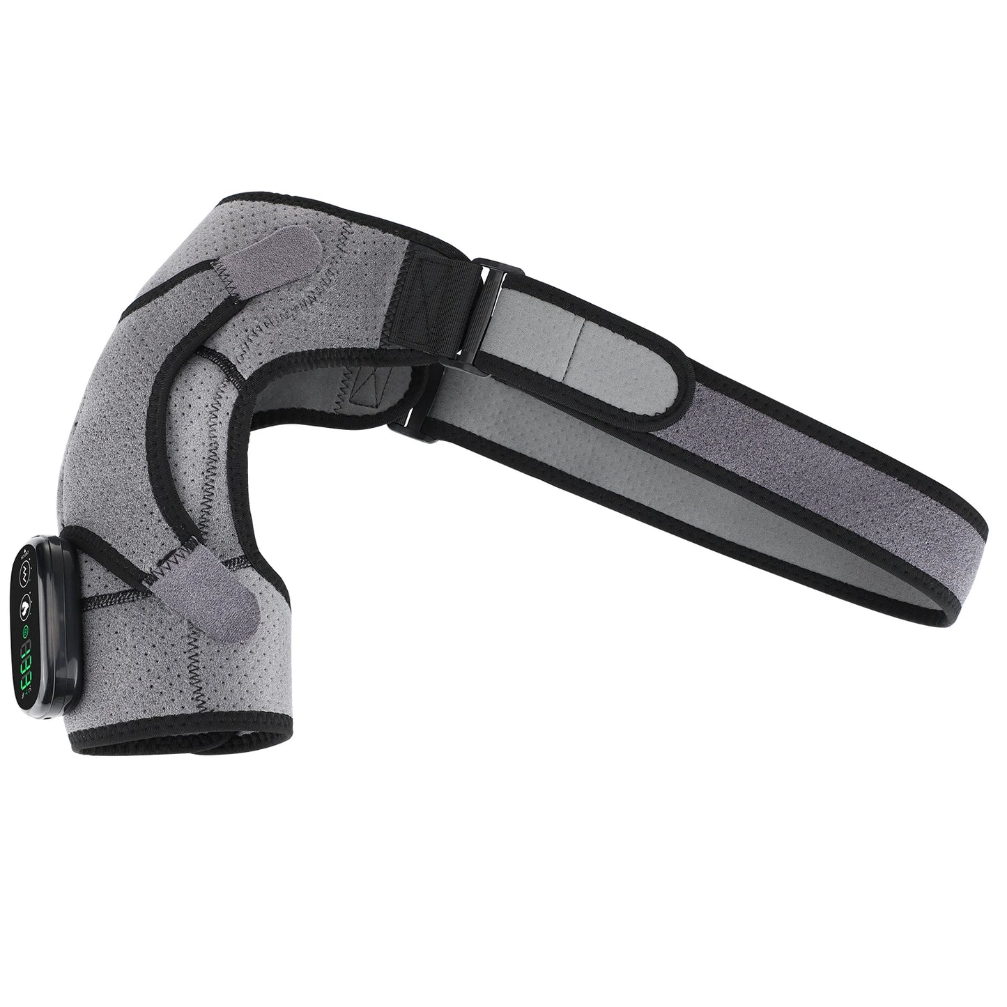 Electric Heating Shoulder Massage Belt With Adjustable Heat And 3 Speed Vibration For Shoulder Back Neck Pain Relief