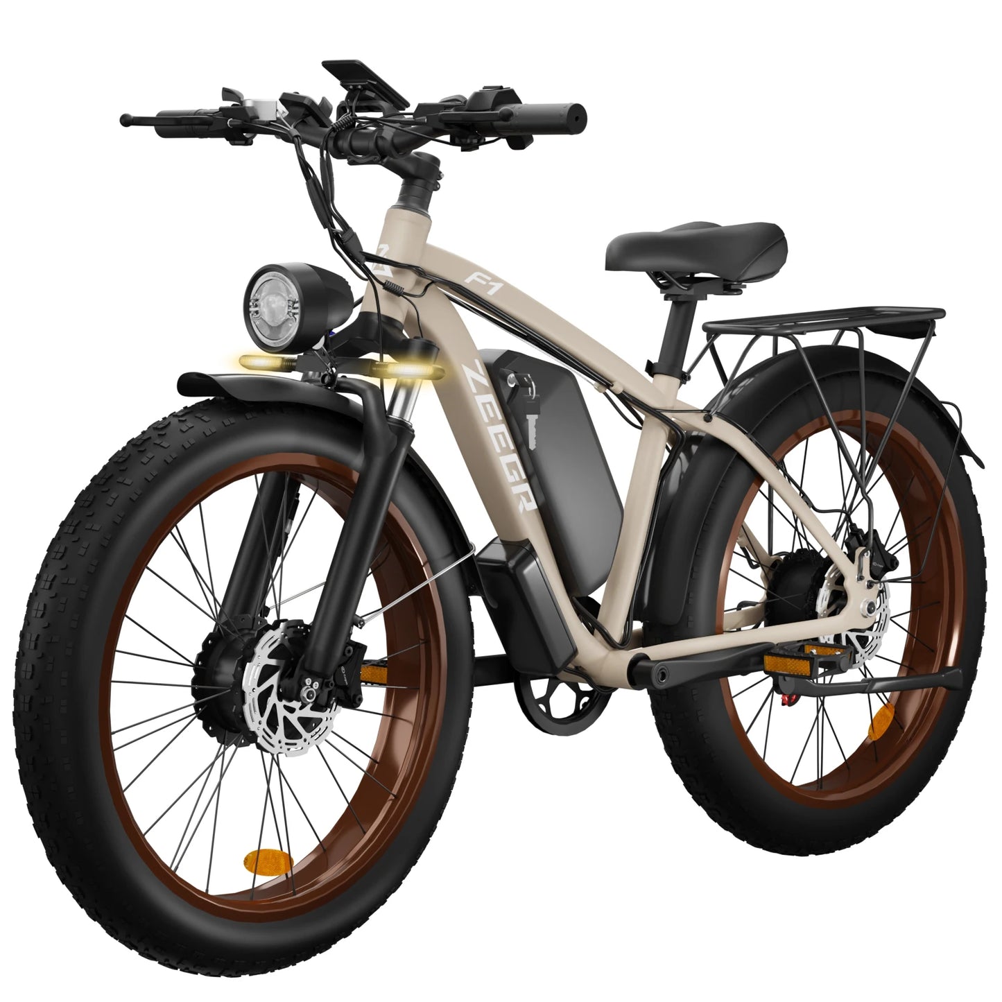 Moobelo M1 48V 2000W Dual Motor E Bike 26 Inch Fat Tires Front Suspension CE Certified Ideal For Snow Beach Urban Ebike