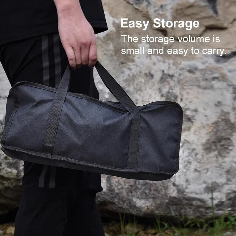 WestTune Folding Camping Table Aluminum Lightweight Portable Table With Mesh Bag