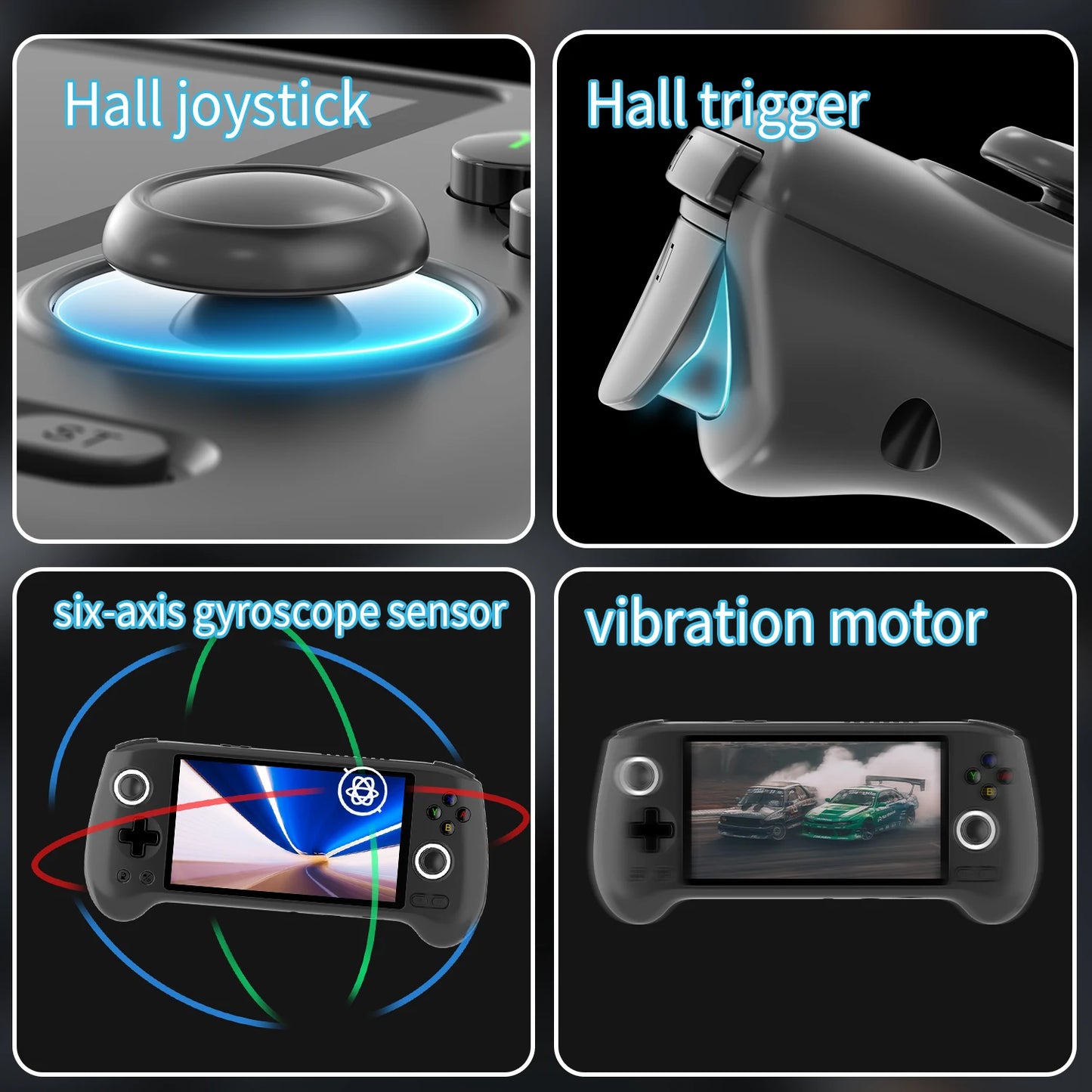 Anbernic RG556 Retro Handheld Console 5.48 Inch AMOLED Screen WiFi Android