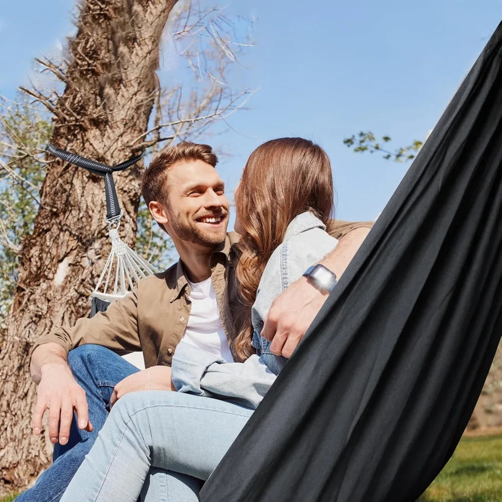 Chihee Cotton Hammock 660Lb Portable Camping Detachable Bar