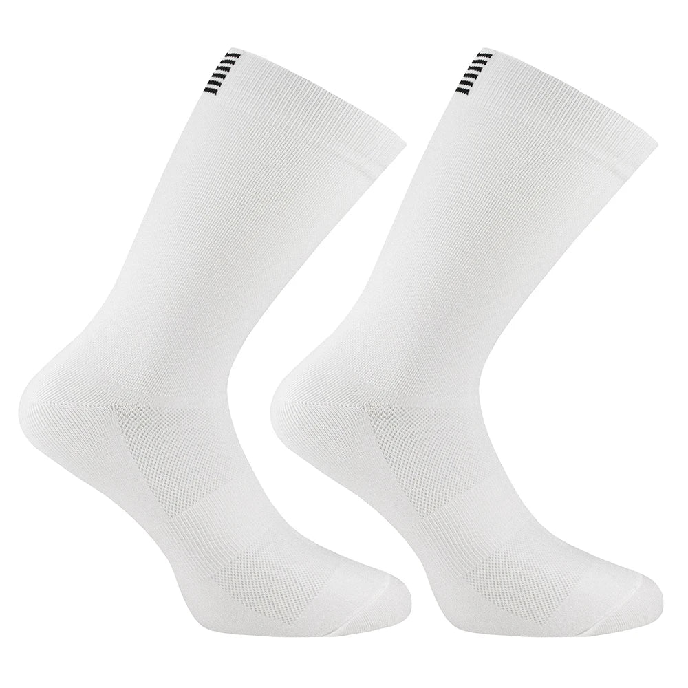 Unisex Cycling Socks Quick Dry Knee High US 7 11 EU 37 44
