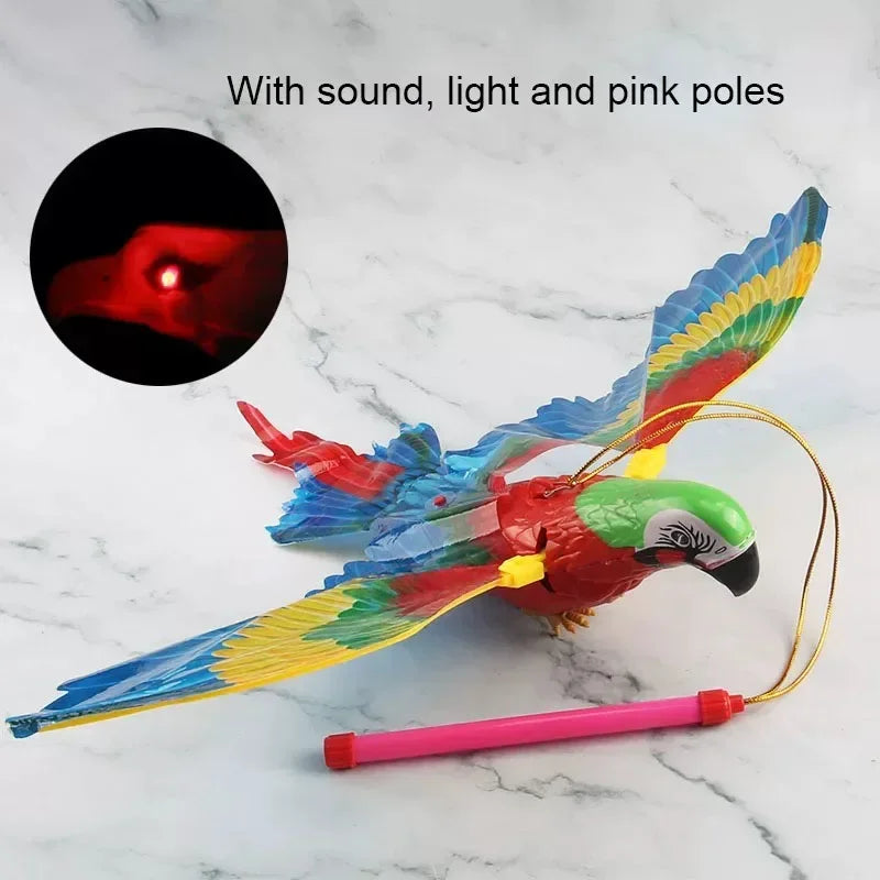 Interactive Electric Bird Cat Toys Hanging Flying Bird Teaser Scratch Rope Toy