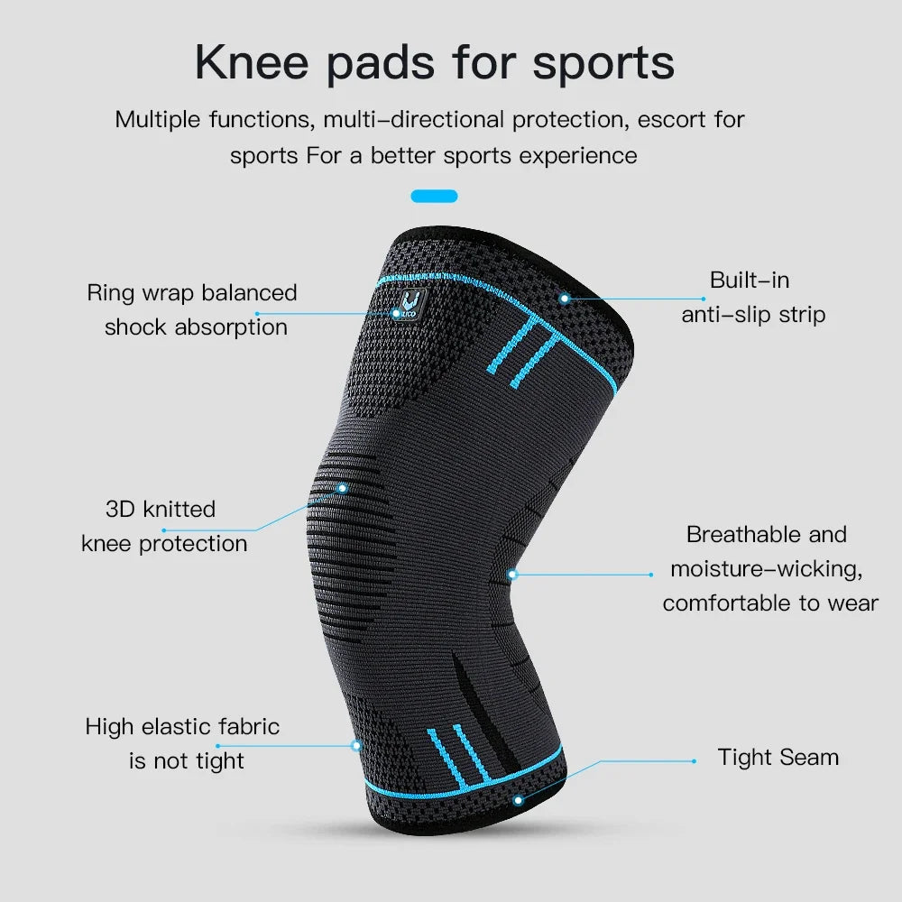 Compression Knee Support Sleeve Breathable Knee Pad Brace