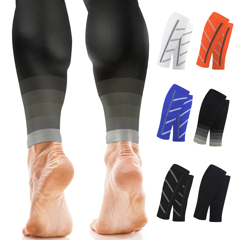 Compression Sports Socks Calf Support Night Running Nylon