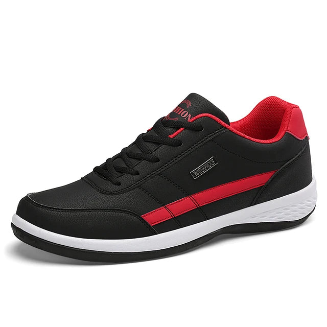 Leather Mens Sneakers Casual Breathable Italian Shoes