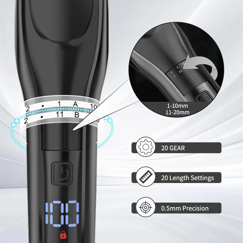 SEJOY Electric Hair Clipper Kit For Men Adjustable Rechargeable Hair Trimmer