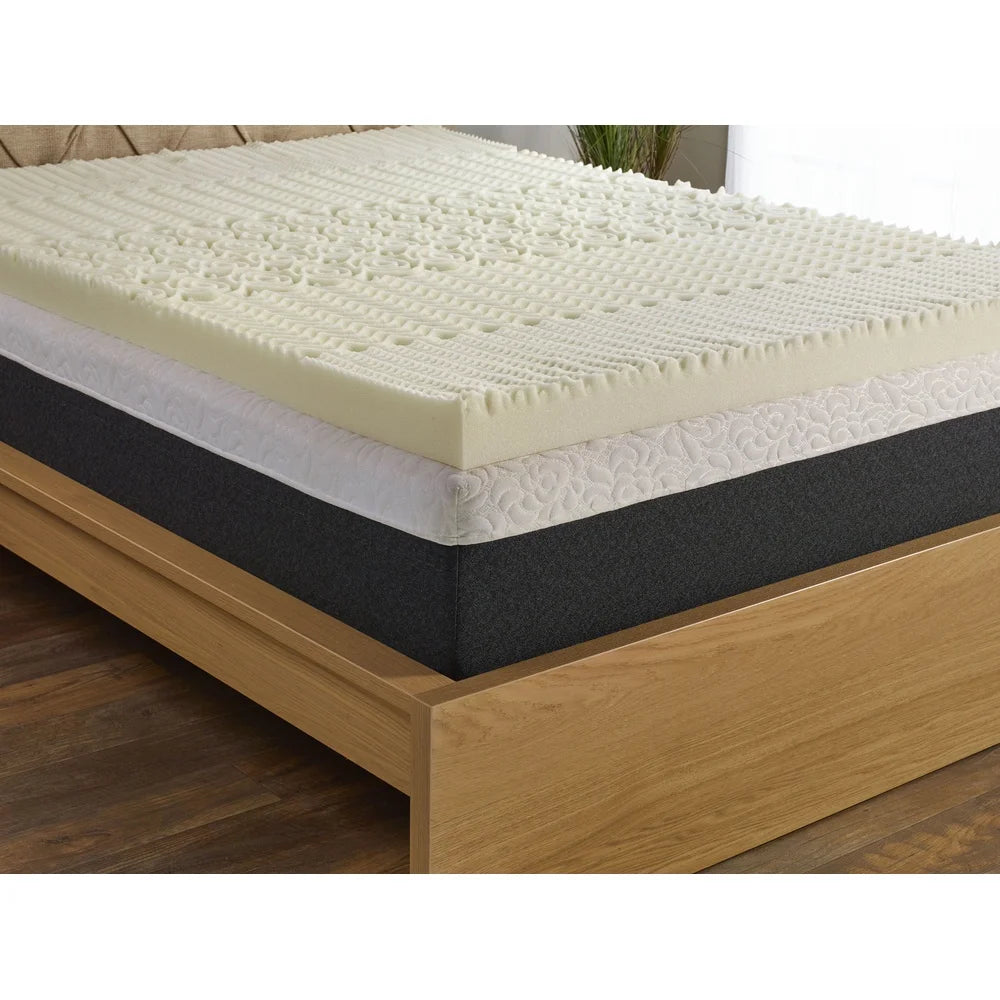 Memory Foam Topper 5 Zone Twin Size 3 Inch Ventilation CertiPUR US Certified