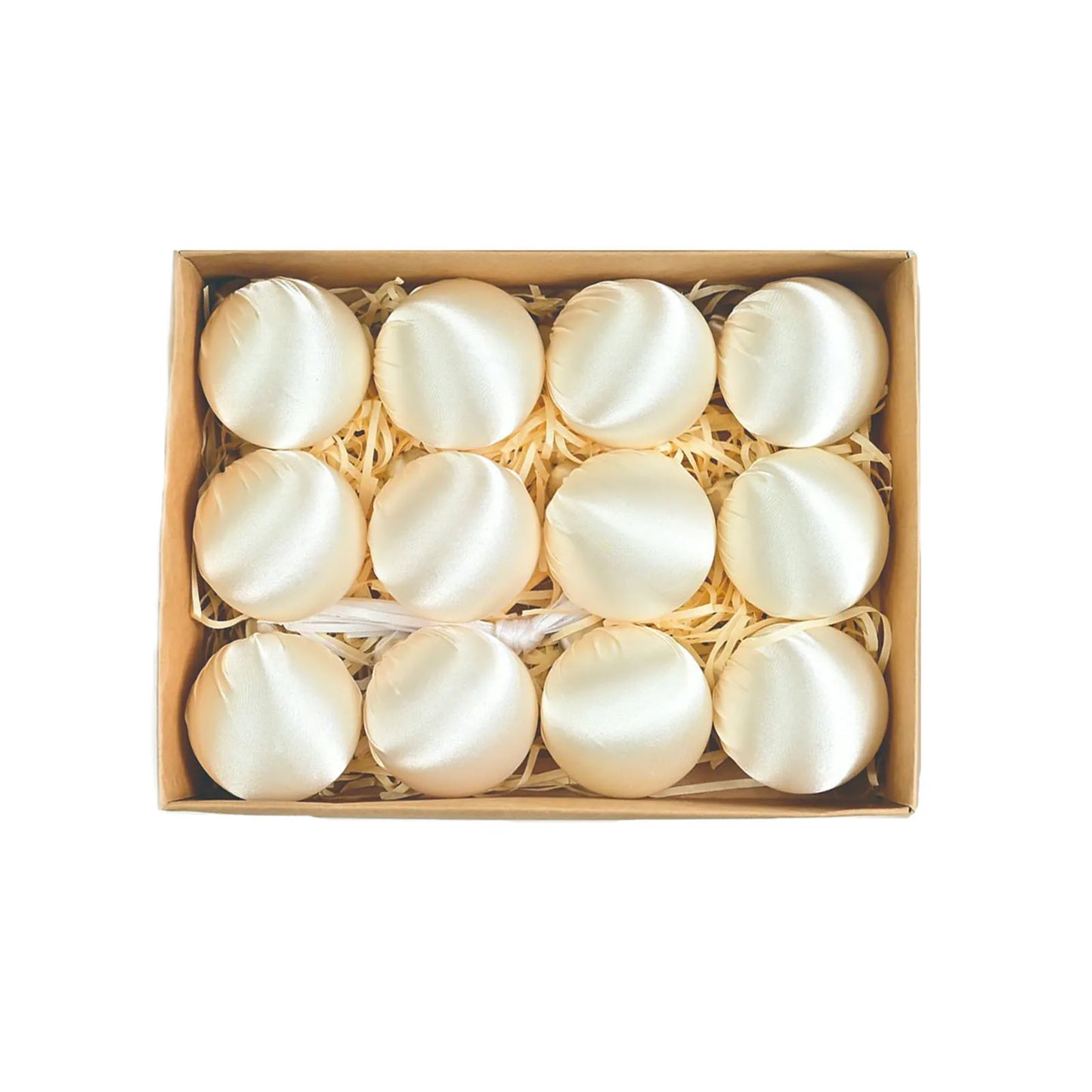 12pcs Velvet Glossy Christmas Ball Ornaments Hanging Christmas Tree Decorations