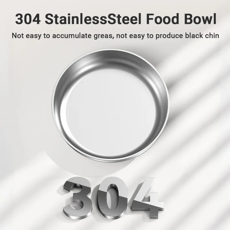 ROJECO Automatic Cat Feeder 2L Smart Kibble Dispenser With WiFi App Remote Control For Cats And Dogs