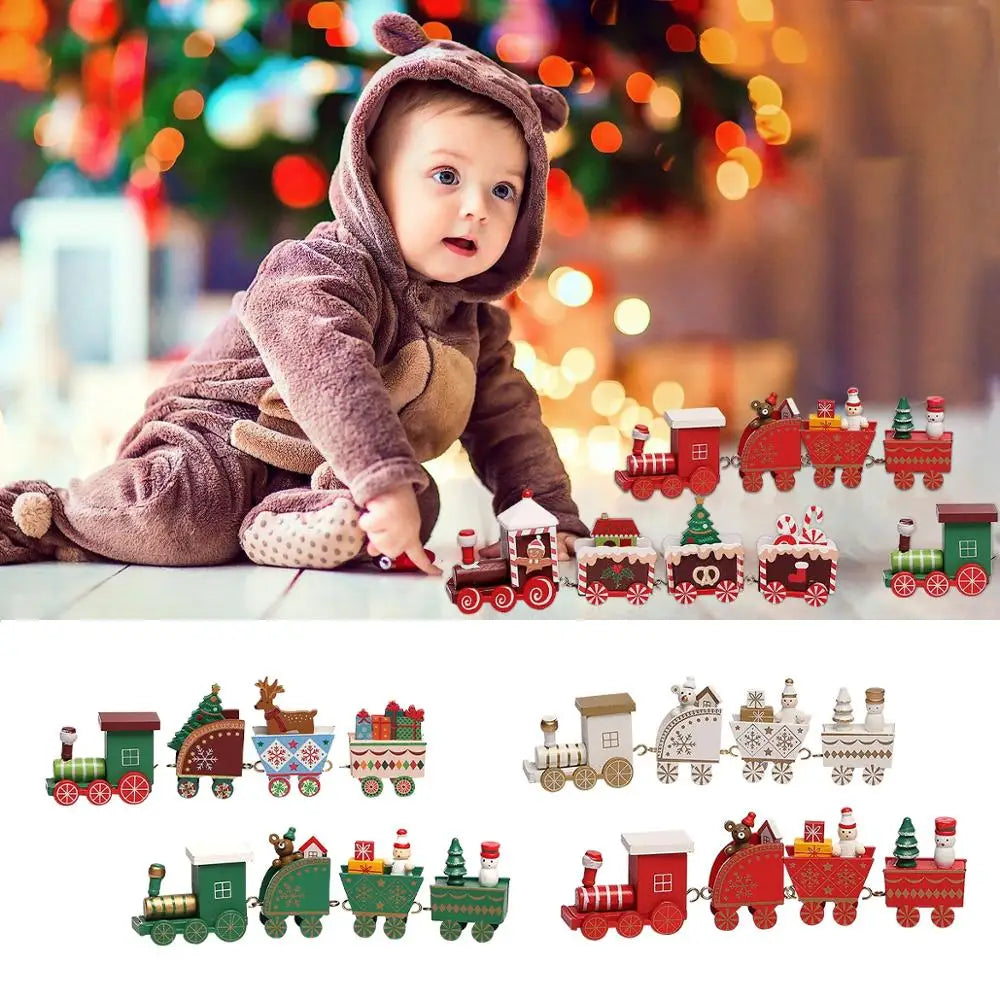 Christmas Train Decoration For Home Christmas Ornament 2024 2025 Decor
