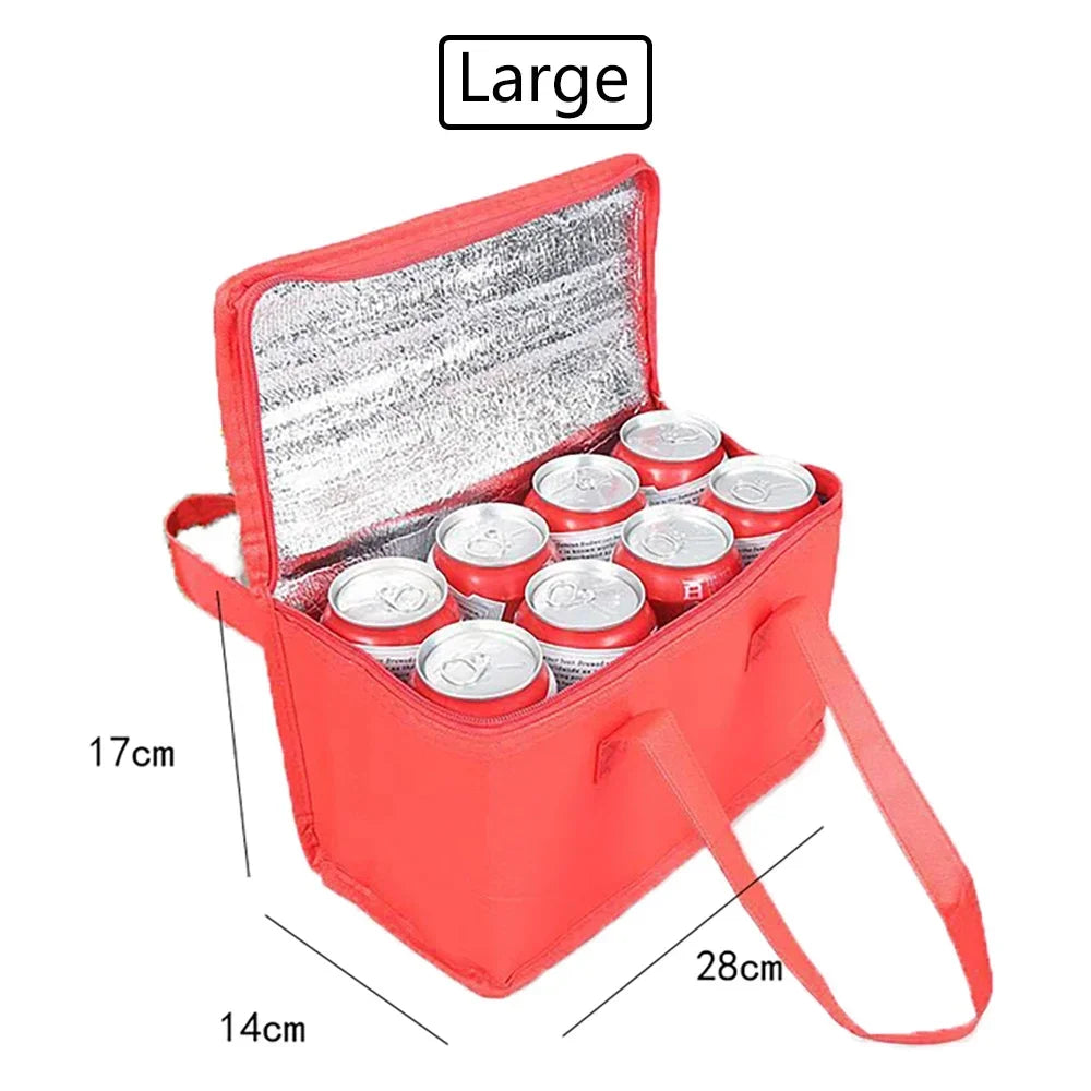 Portable Insulated Lunch Cooler Bag Folding Insulation