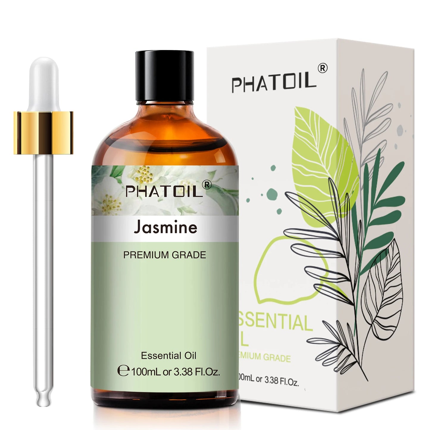 Phatoil 100ml Essential Oil For Diffuser Lavender Jasmine Vanilla Eucalyptus
