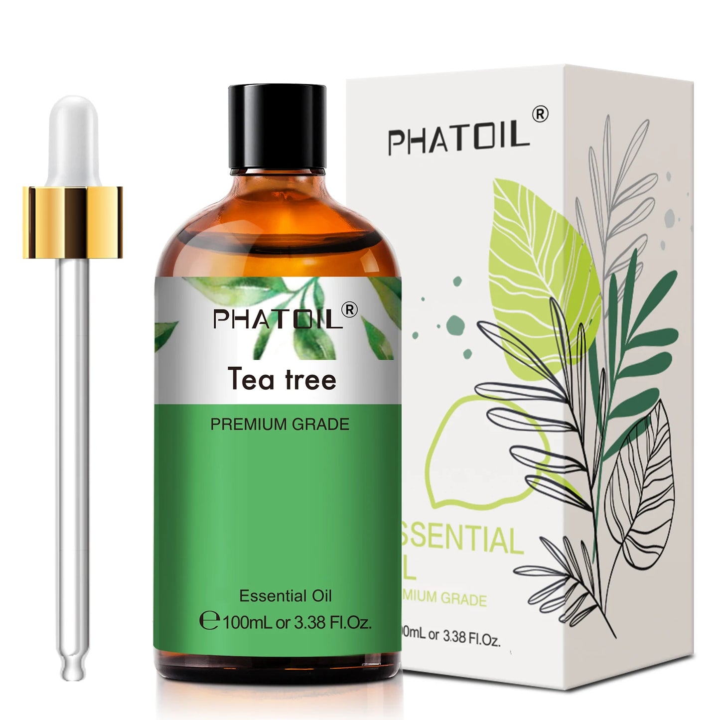 Phatoil 100ml Essential Oil For Diffuser Lavender Jasmine Vanilla Eucalyptus