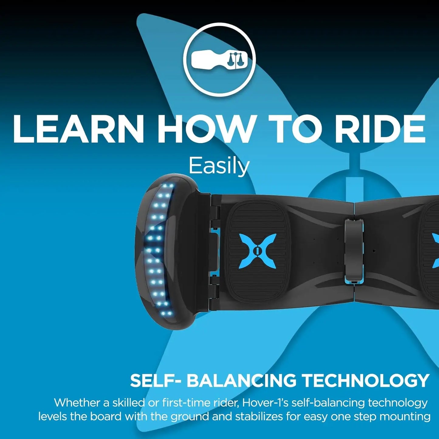 Hover-1 Rogue Black Hoverboard UL Certified 36V Lithium Battery