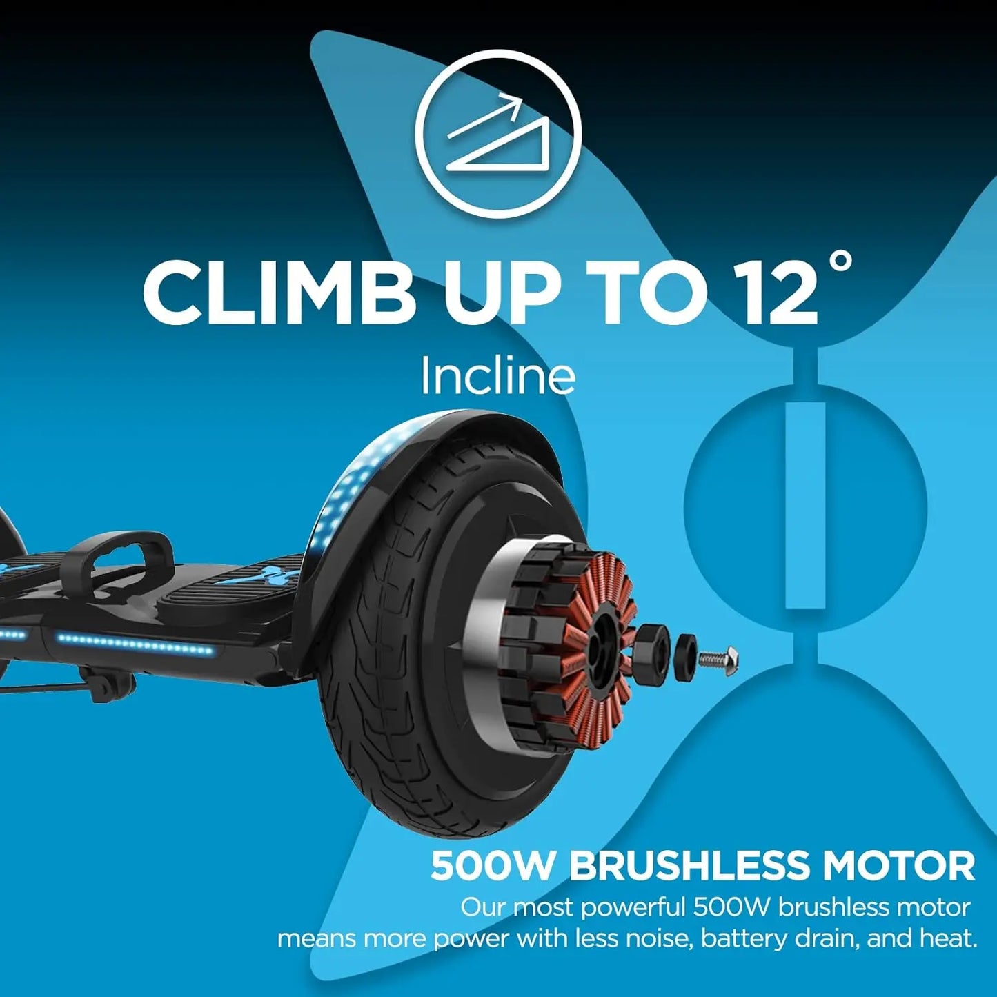 Hover-1 Rogue Black Hoverboard UL Certified 36V Lithium Battery