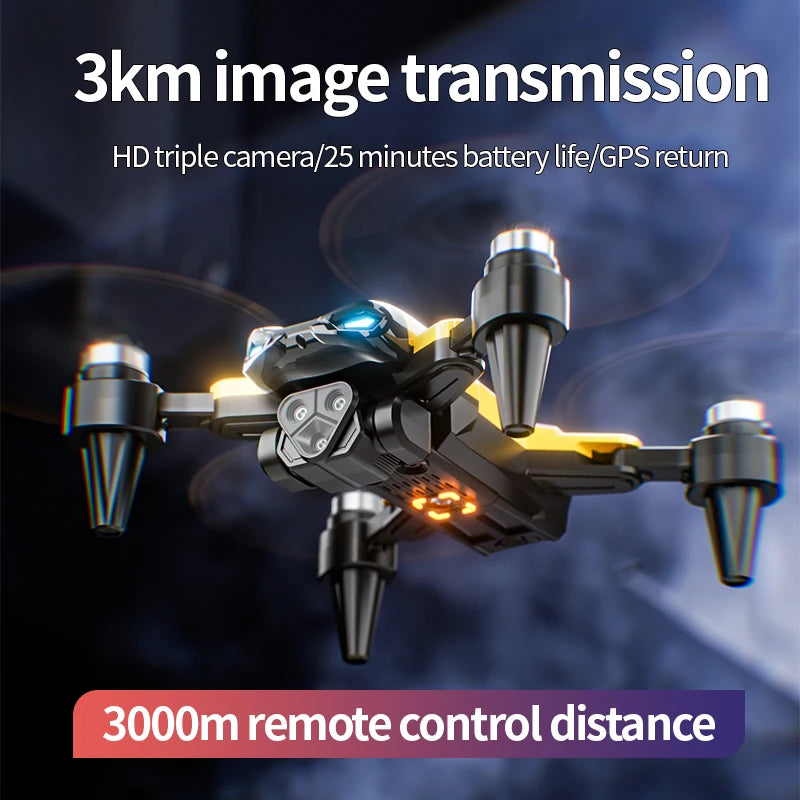 KBDFAC M5 Max Drone 8K And 4K Camera Optical Flow Brushless Quadcopter