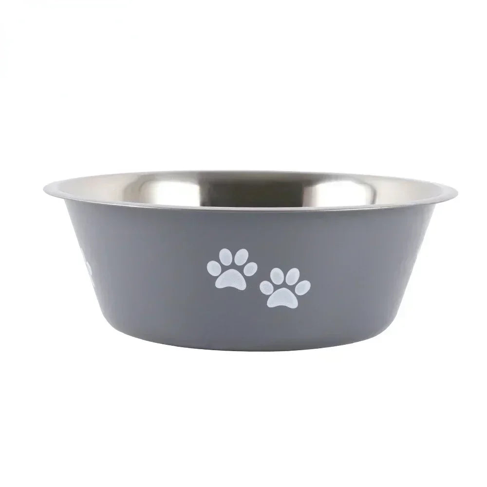 Cute Dog Bowls for Medium Large Dogs Feeding Bowls Water Bowls Stainless Steel Small Dog Food Bowl Elevated Raised Pet Feeders